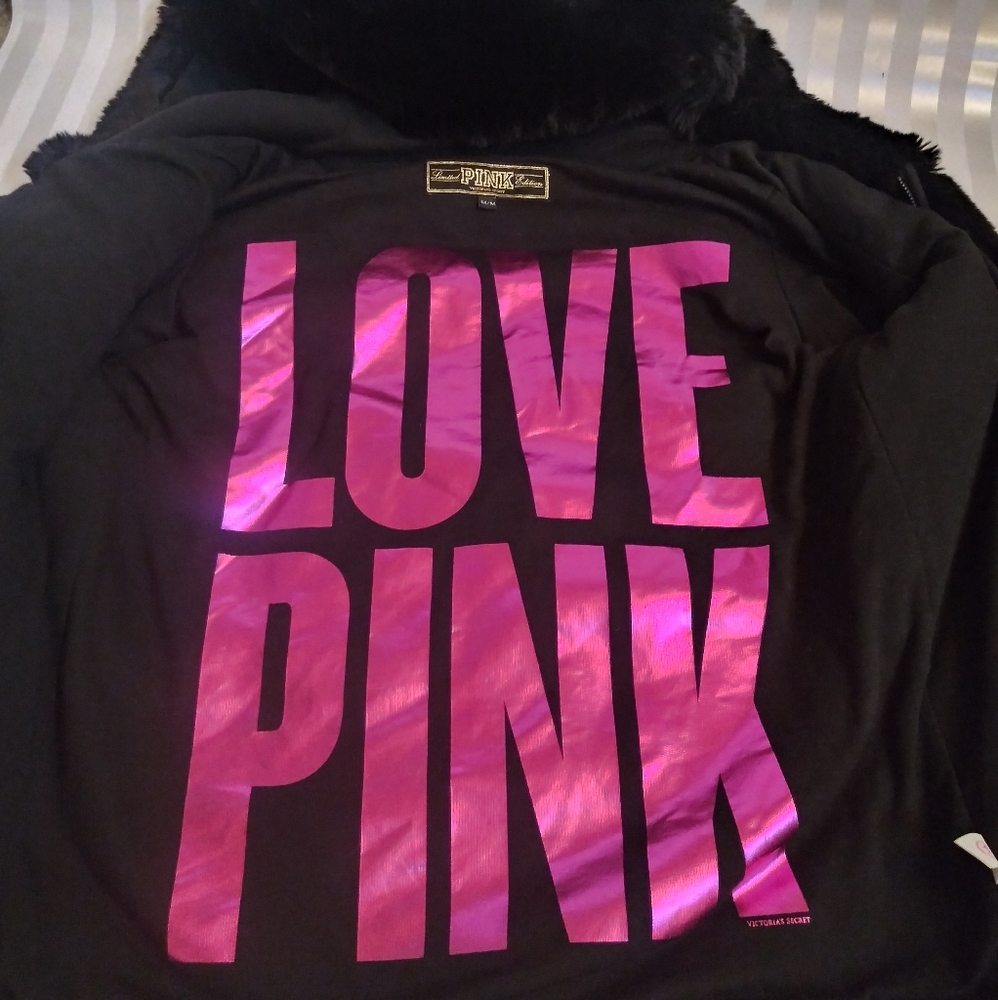 Victoria Secret PINK Faux Fur Hoodie